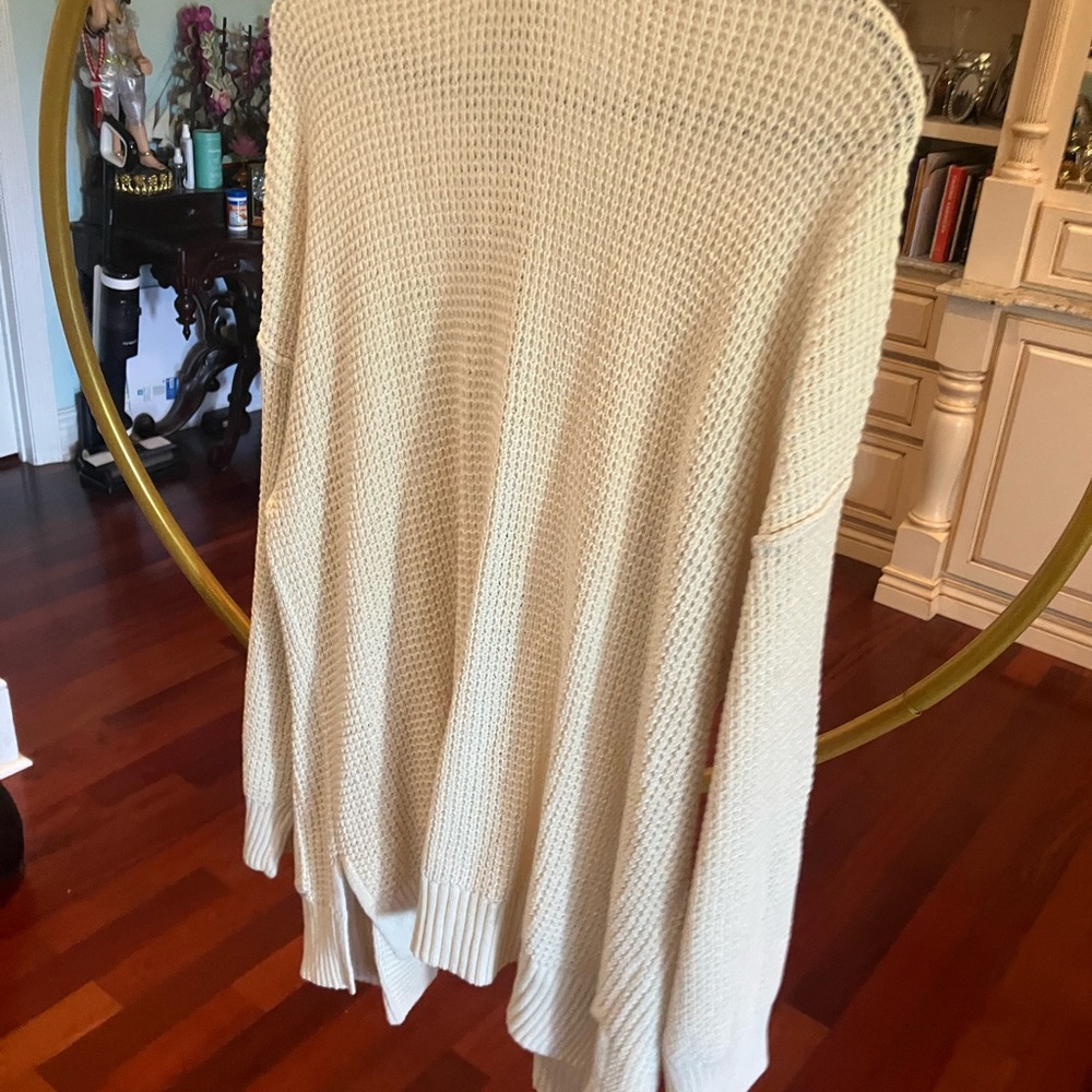 Universal Thread Cream Open-Front Cardigan - Picture 2 of 4